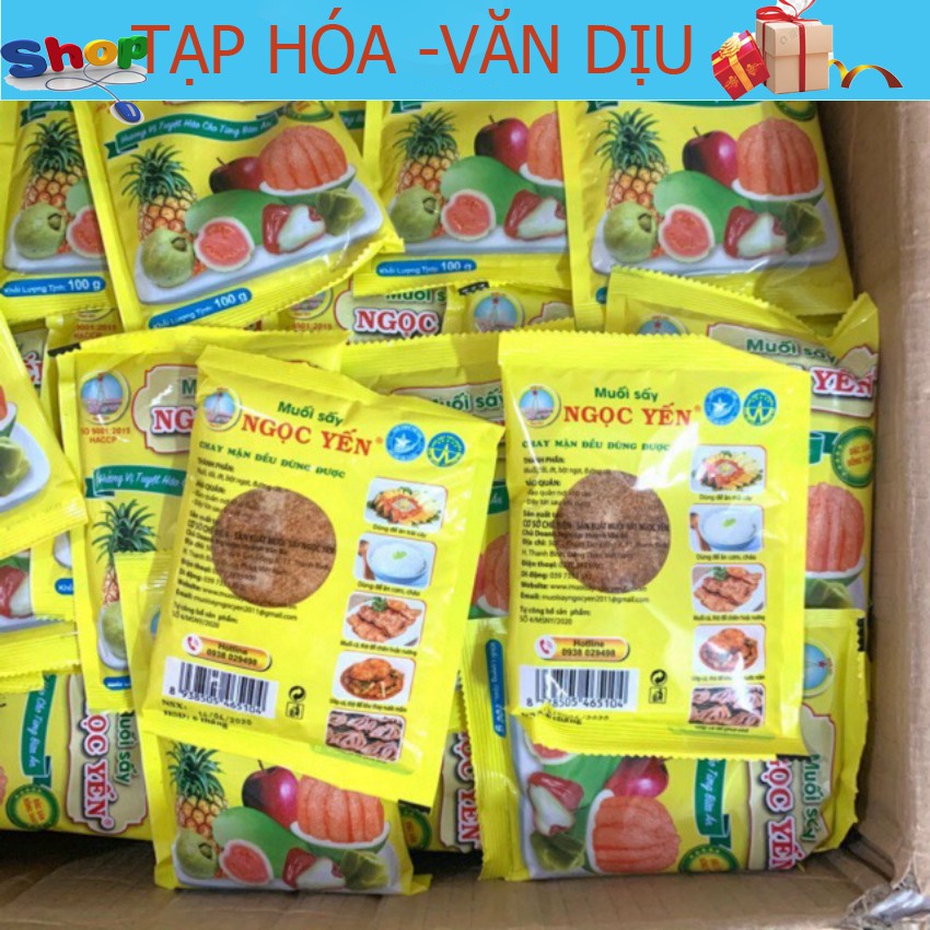 Gói Muối Sấy Chấm Hoa Quả Ngọc Yến 100g