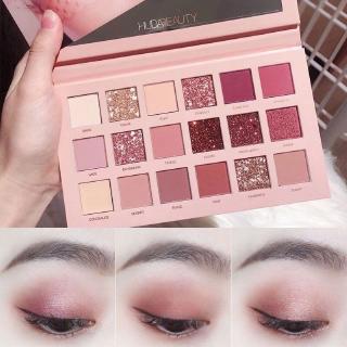 MOLAMGO  [Hàng mới về] Bảng phấn mắt Huda Beauty trang điểm tự nhiên xinh xắn