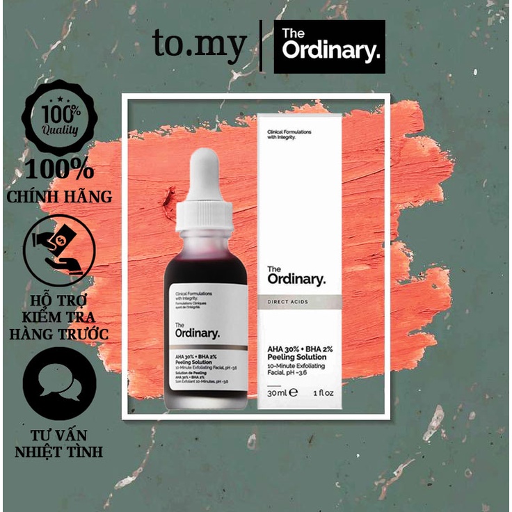 The Ordinary Peel - Tinh chất tẩy Da Chết Hoá Học AHA 30% + BHA 2% Peeling Solution