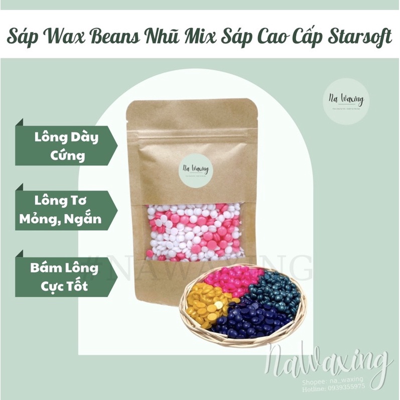 [SIÊU BÁM LÔNG] SÁP WAX BEANS NHŨ MIX SÁP CAO CẤP PREMIER