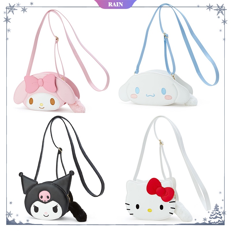 Túi Đeo Vai Bằng Da PU In Họa Tiết Hoạt Hình Cinnamoroll My Melody Hello Kitty Làm Quà Tặng Cho Bé [Khù Hợp Làm Quà