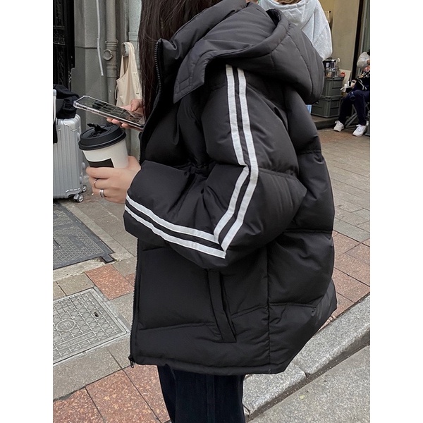 Áo Phao Nữ 2 Sọc Tay Kiểu Dáng Thể Thao Hàng Quảng Châu mới 2021 | BigBuy360 - bigbuy360.vn