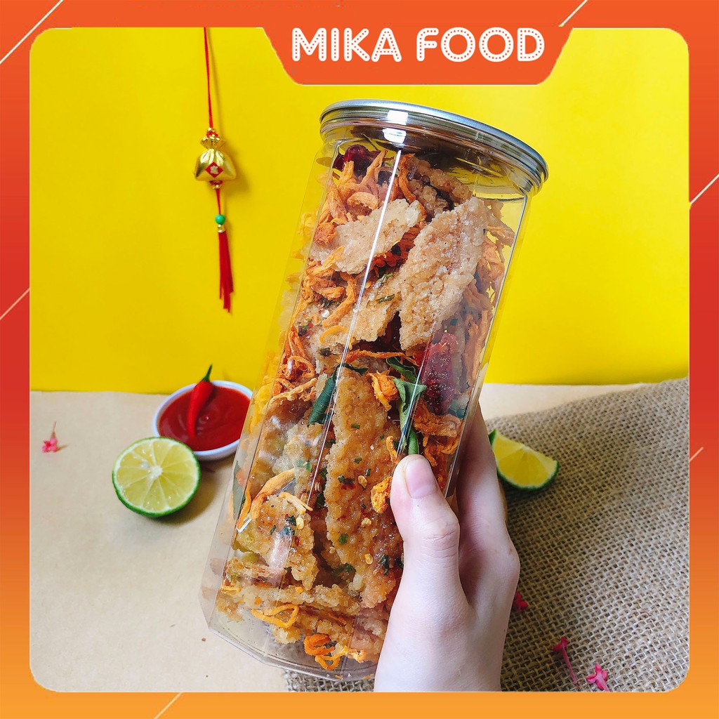Cơm Cháy Lắc Khô Gà Loại 1 Đóng Hũ 300gr | Mika Food