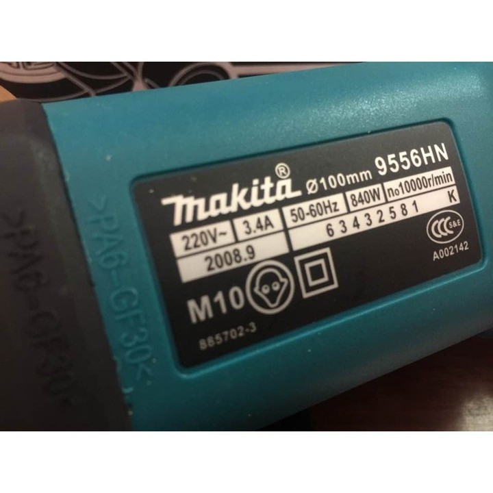 Máy Cắt Cầm Tay Makita 9556HN_840W loại 1 kèm đĩa mài _ Nhật Việt official