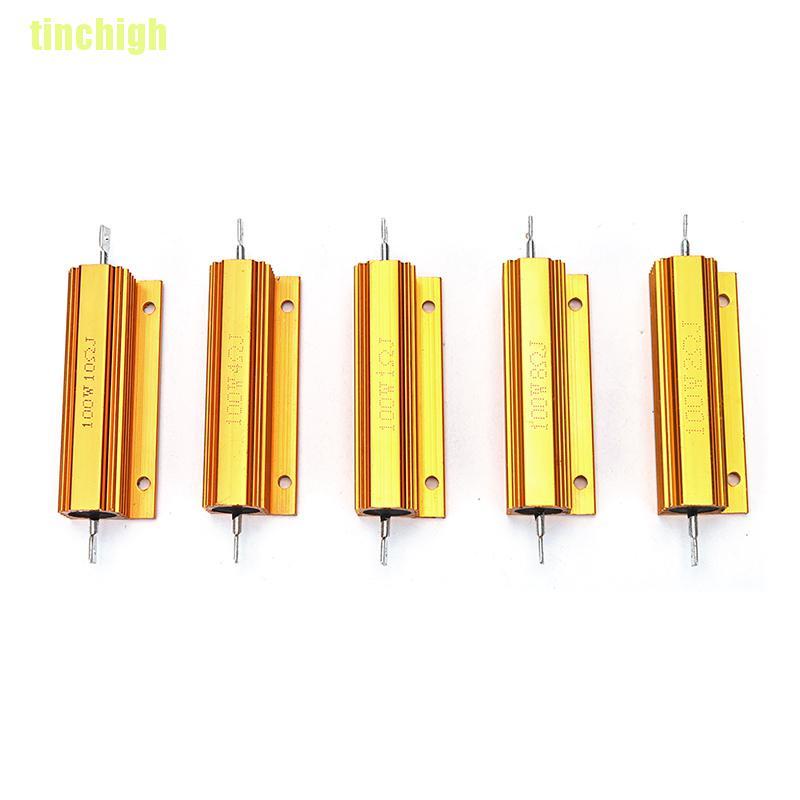 Điện Trở Vỏ Nhôm 1 / 2 / 4 / 8 / 10 Ohm Chuyên Dụng