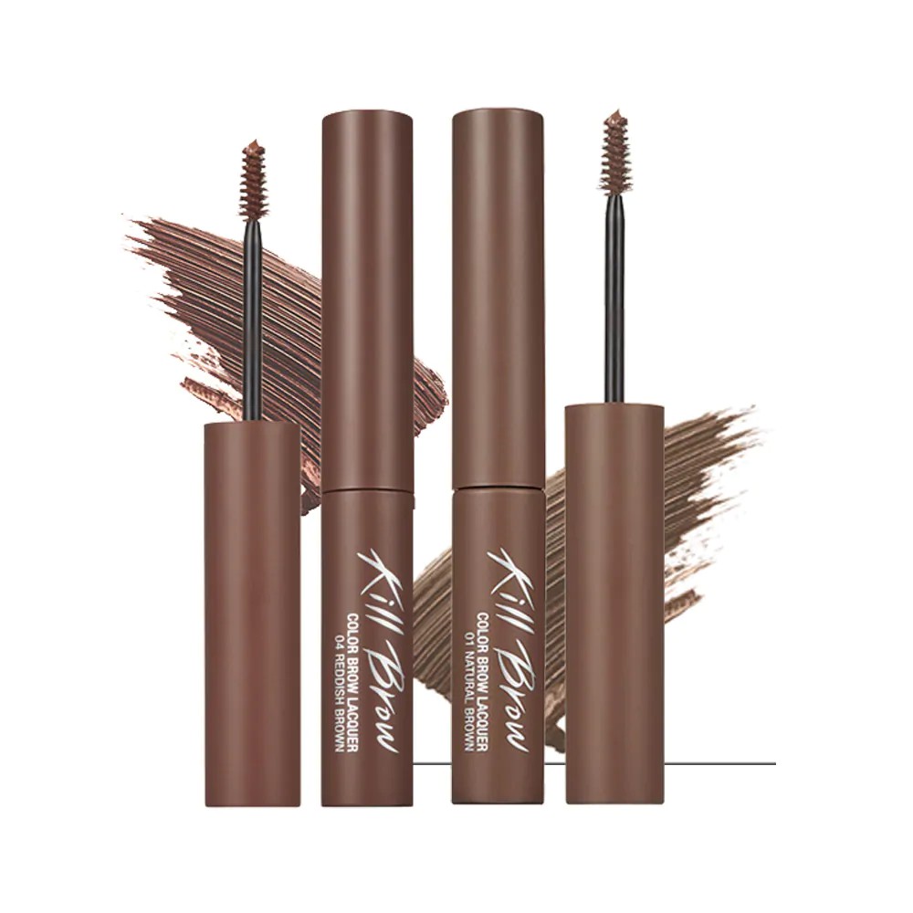 Chuốt mày Mascara CLIO Kill Brow Color Brow Lacouer 01 Natural Brown, 02 Light Brown