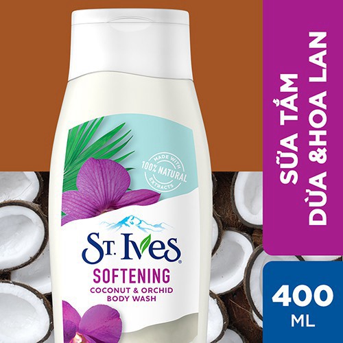 [G03] Sữa tắm dưỡng da St.Ives Yến Mạch và Bơ Soothing Oatmeal & Shea Butter 400ml S005