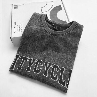 Áo tanktop loang unisex Still Pain City Cycle - Áo ba lỗ wash oversize nam nữ form rộng Local Brand