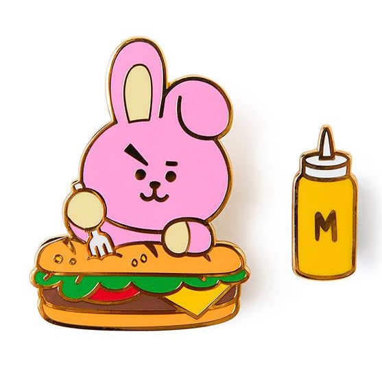 Huy hiệu kim loại BT21 - BT21 Character Badge