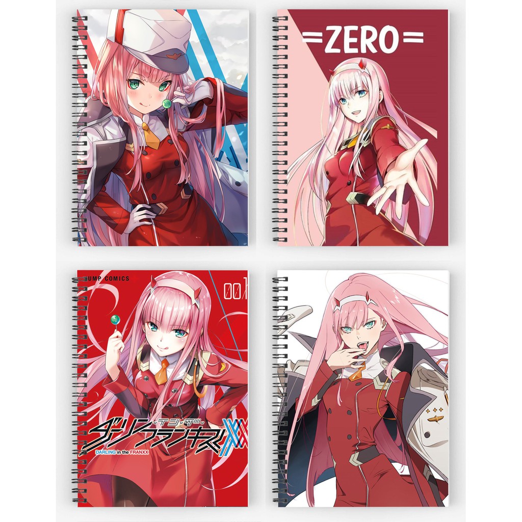 Sổ Anime Manga Zero Two Darling In The Franxx Nhiều Mẫu Gáy Xoắn | Shopee  Việt Nam