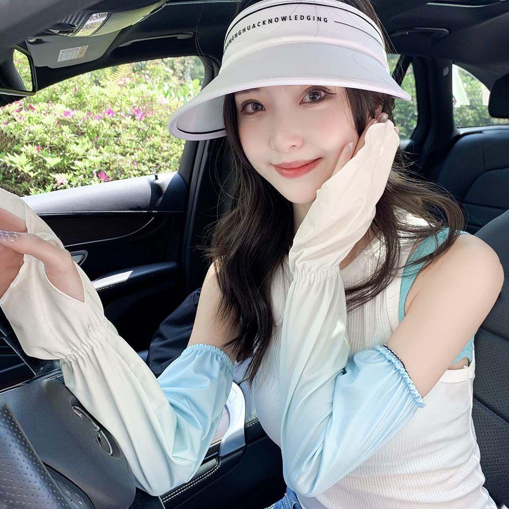 Danilo Găng Tay Dài Co Giãn Giữ Ấm Cánh Tay Chống Nắng Khi Lái Xe Thể Thao Ngoài Trời