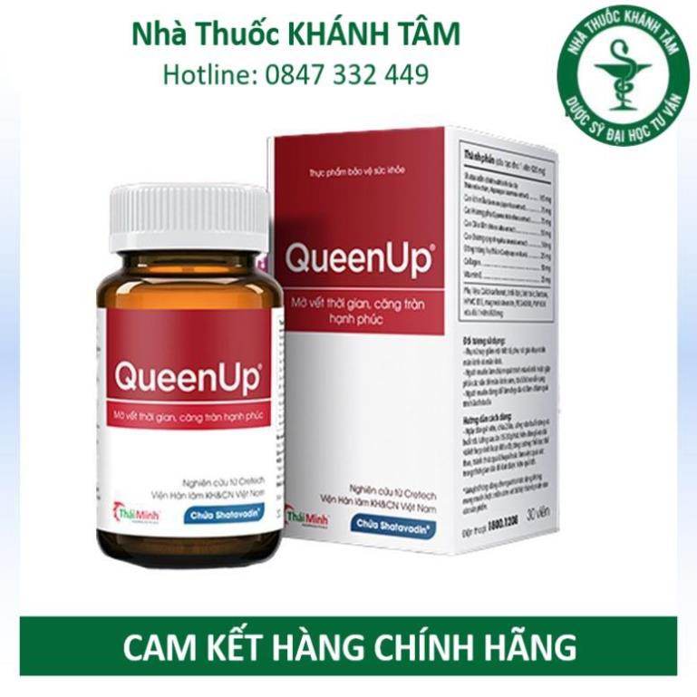 ! Queenup - Nội tiết tố nữ - Queen up (Lọ 30 viên) ! !