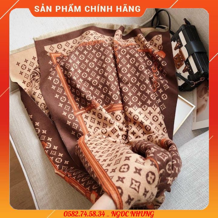 Khăn Choàng Len Cao Cấp Size 180x60cm Nhiều Mẫu Đẹp