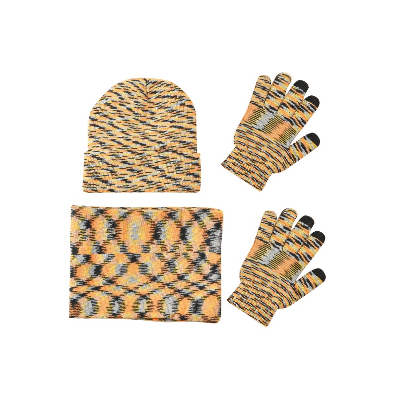 Bộ Khăn Choàng Cổ Và Mũ beanie Lót Lông Cừu Giữ Ấm Chống Gió Thời Trang Mùa Đông Cho Nữ