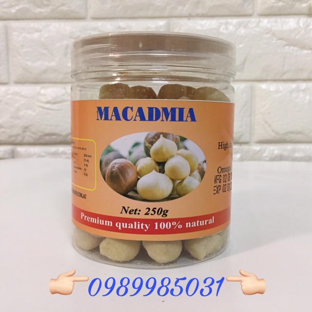 Nhân Quả Maca Úc - gói 250g hút chân không