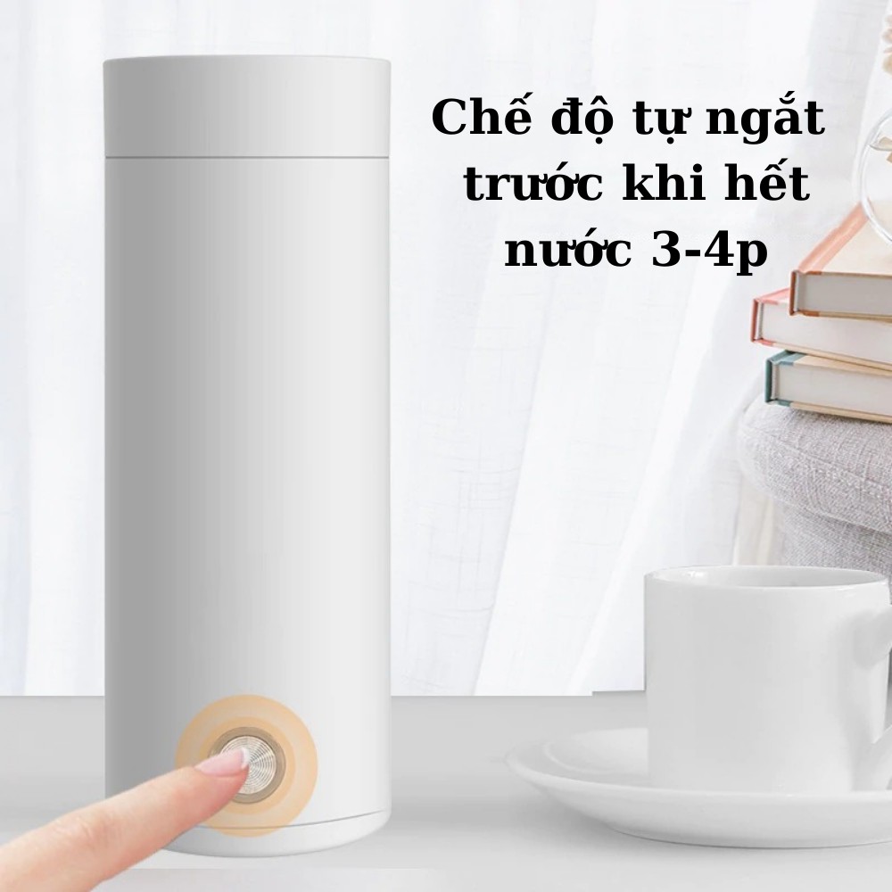 [Mã LT50 giảm 50k đơn 250k] Bình đun nước nóng kiêm giữ nhiệt lõi inox TiLoKi TGN.02 dung tích 400ml