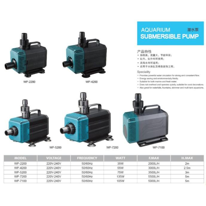 Máy Bơm Nước Sobo WP4200 WP5200 WP7200 - Máy Bơm Hút Cặn Cho Hồ Cá