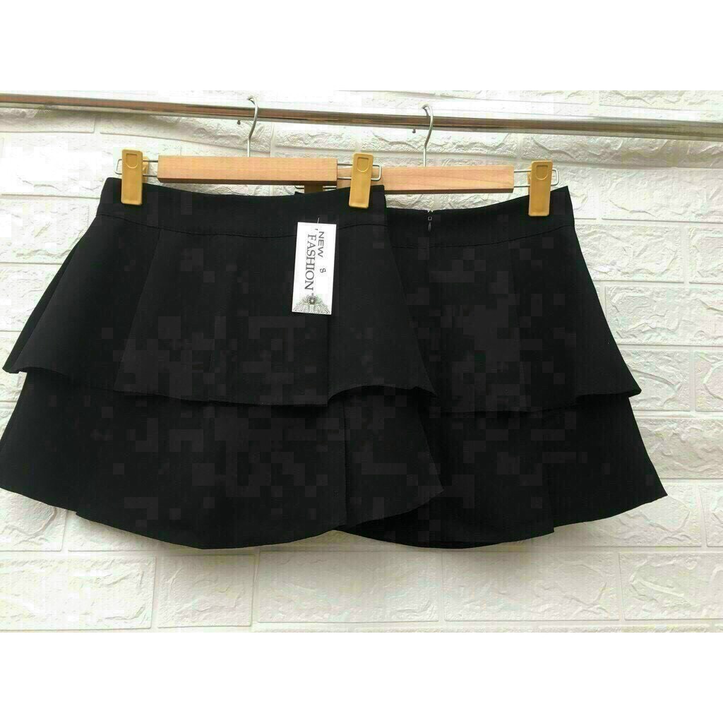 chân váy tuyết mưa ngắn kiểu tầng