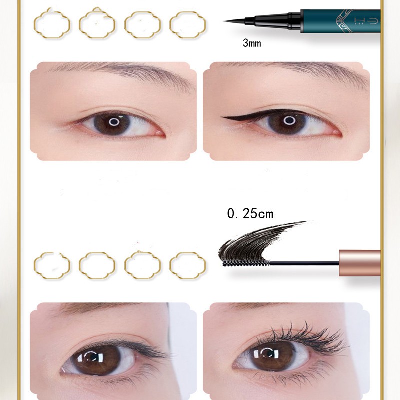 Bộ Mỹ Phẩm Trang Điểm MANY DAGA 10 Món Gồm Son Môi + Phấn Mắt + Má Hồng + Kẻ Mắt + Mascara + Kẻ Mày Cao Cấp