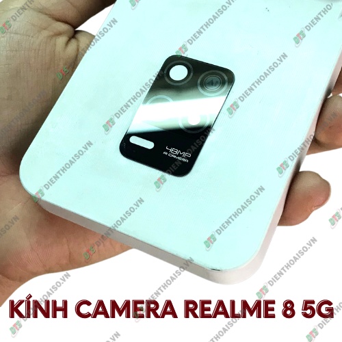 Mặt kính camera realme 8 5g có sẵn keo dán