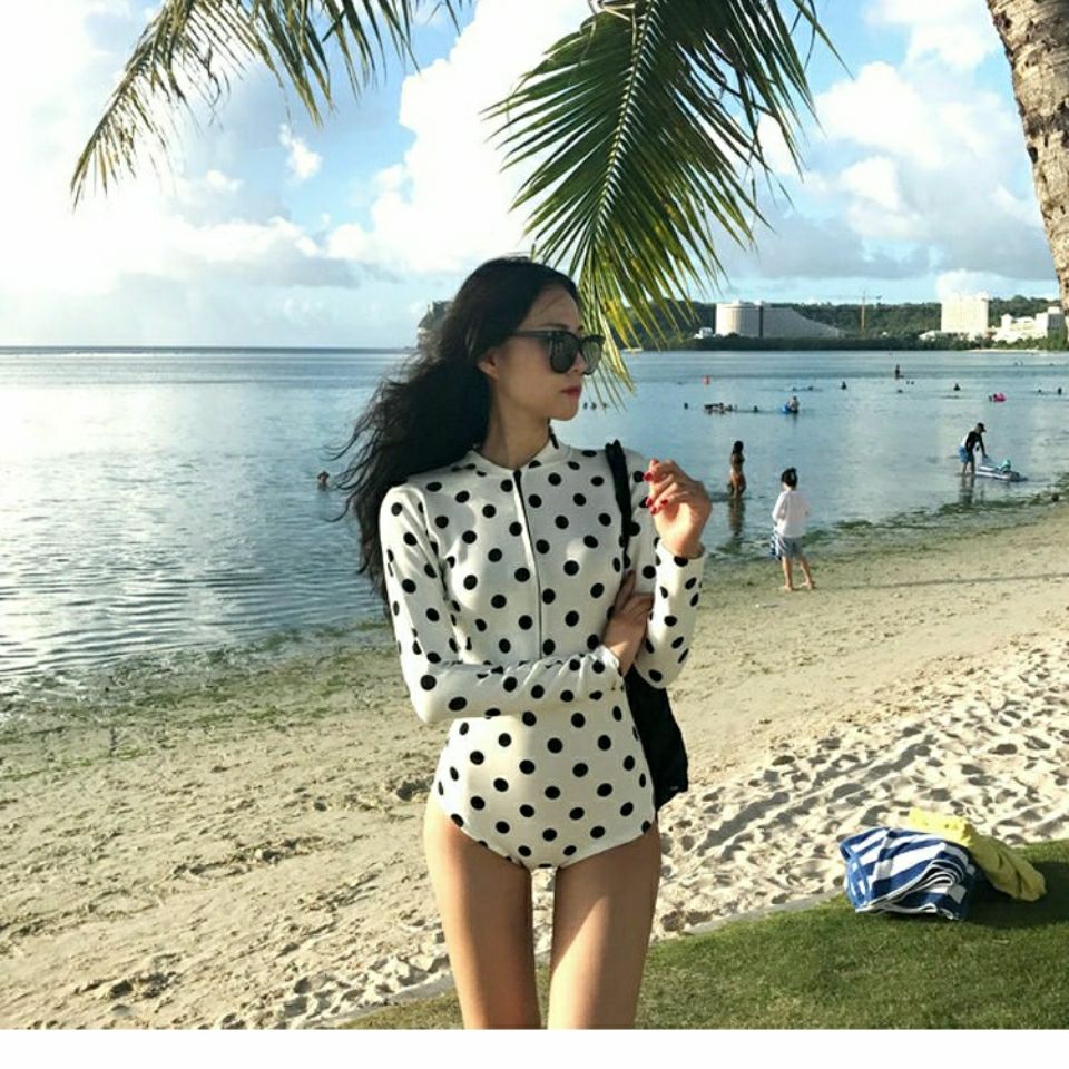 Đồ Bơi Liền Thân Dài Tay Gợi Cảm Cho Nữ | BigBuy360 - bigbuy360.vn