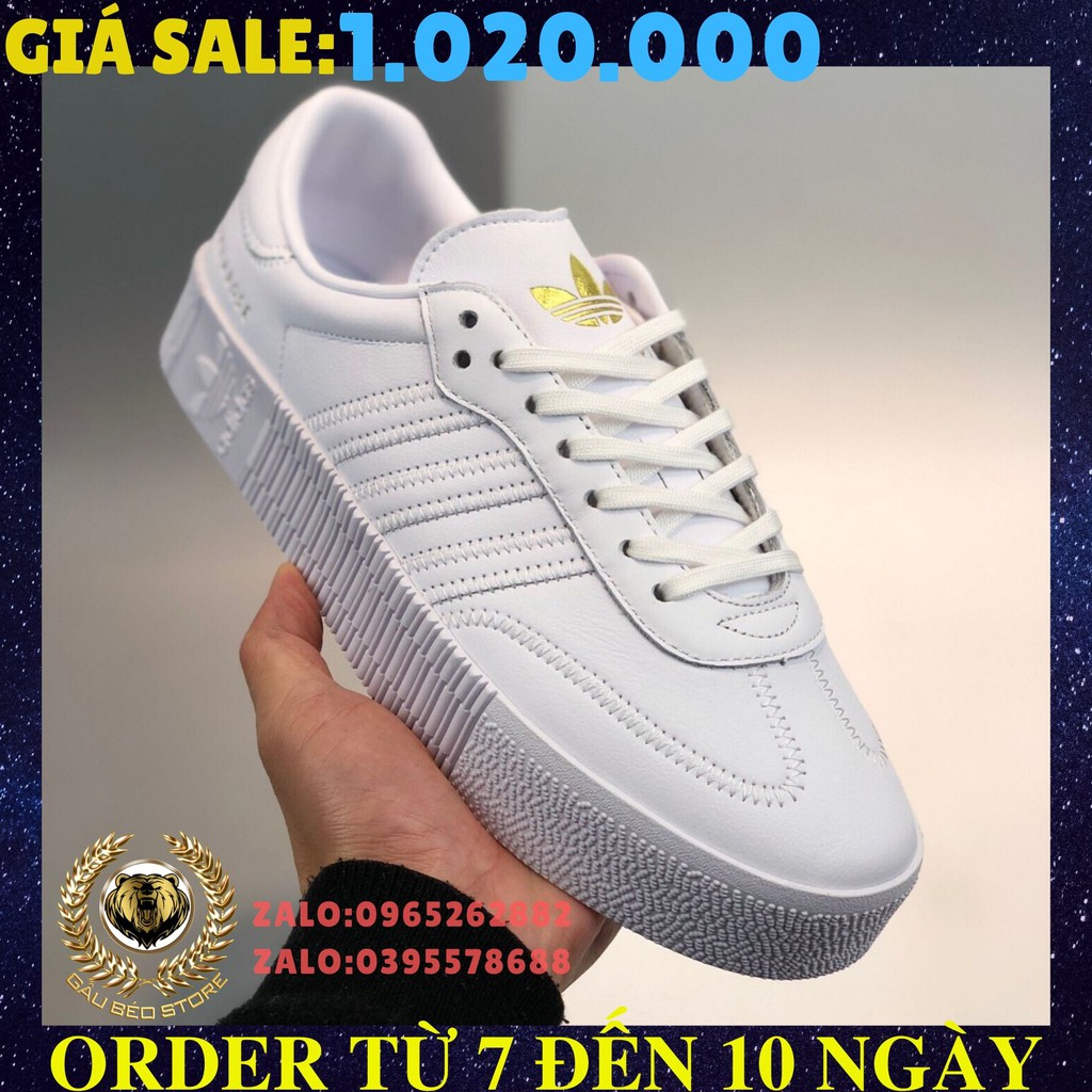 📦 FULLBOX 🌐 ORDER  🎀 SALE 50% 🎀 💯 ẢNH THẬT 🏷 Adidas SambaRose W 🏷 👟 GIÀY NAM NỮ 👟