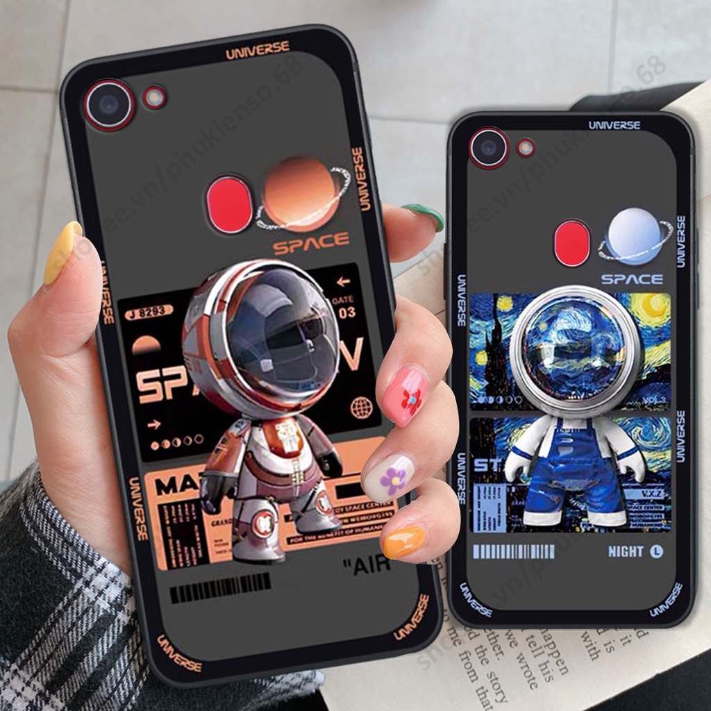 Ốp lưng Oppo F5 / F5 Youth / F7 hình người máy, robot nasa đáng yêu dễ thương