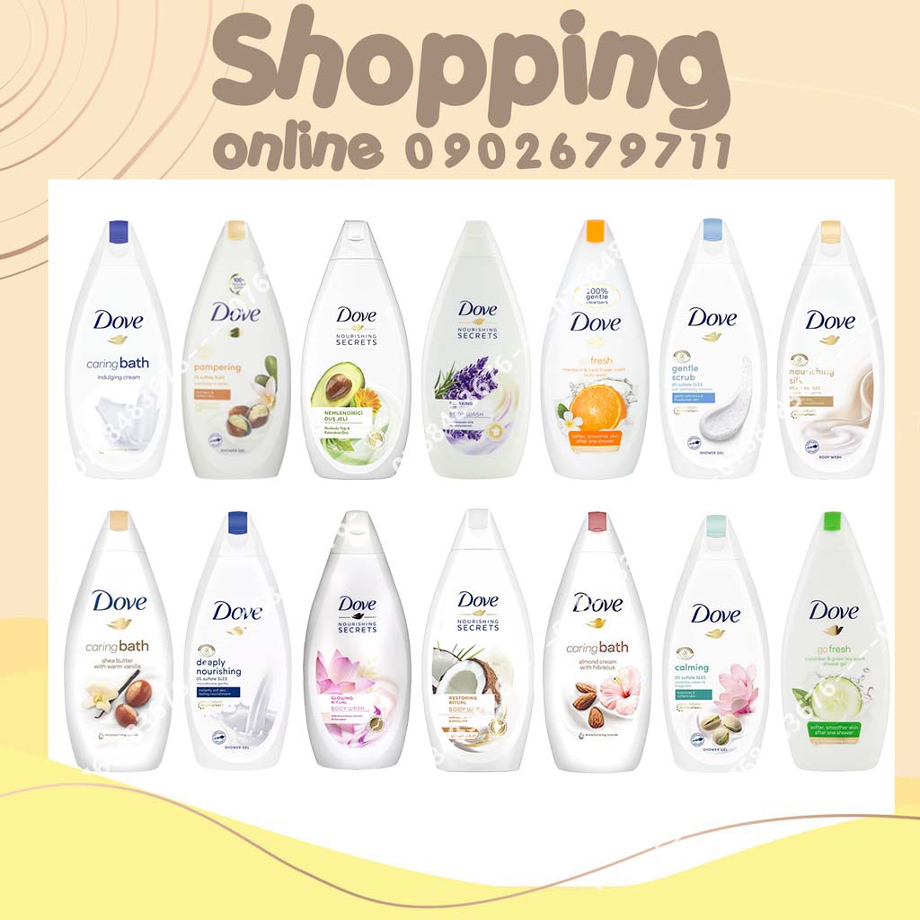 Sữa tắm Dove Đức - 500ML