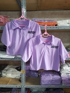 ÁO CROP CỔ BẺ ( kèm hình thật )