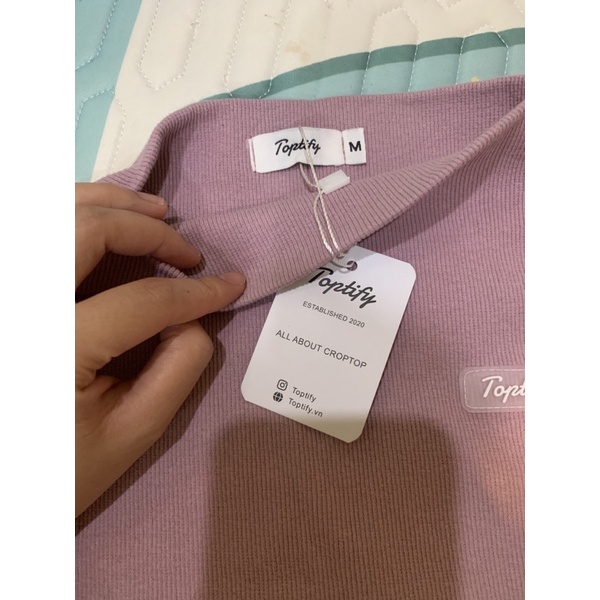 Pass áo Toptify size M màu hồng nguyên tag