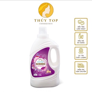 (Đặt riêng không thêm sản phẩm khác) Nước Giặt BOSHIDO Công Nghệ Nhật Bản 1 Thùng 2 Can Lưu Hương Thơm Lâu