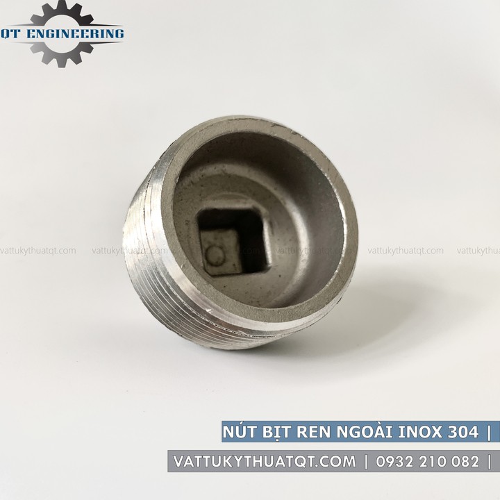 Nút Bịt Ren Ngoài Inox 304 | DN8-DN32