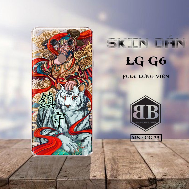 Bộ Skin Dán LG G6 dán full lưng viền dùng thay hoàn toàn ốp lưng điện thoại chất liệu chống thấm cao cấp