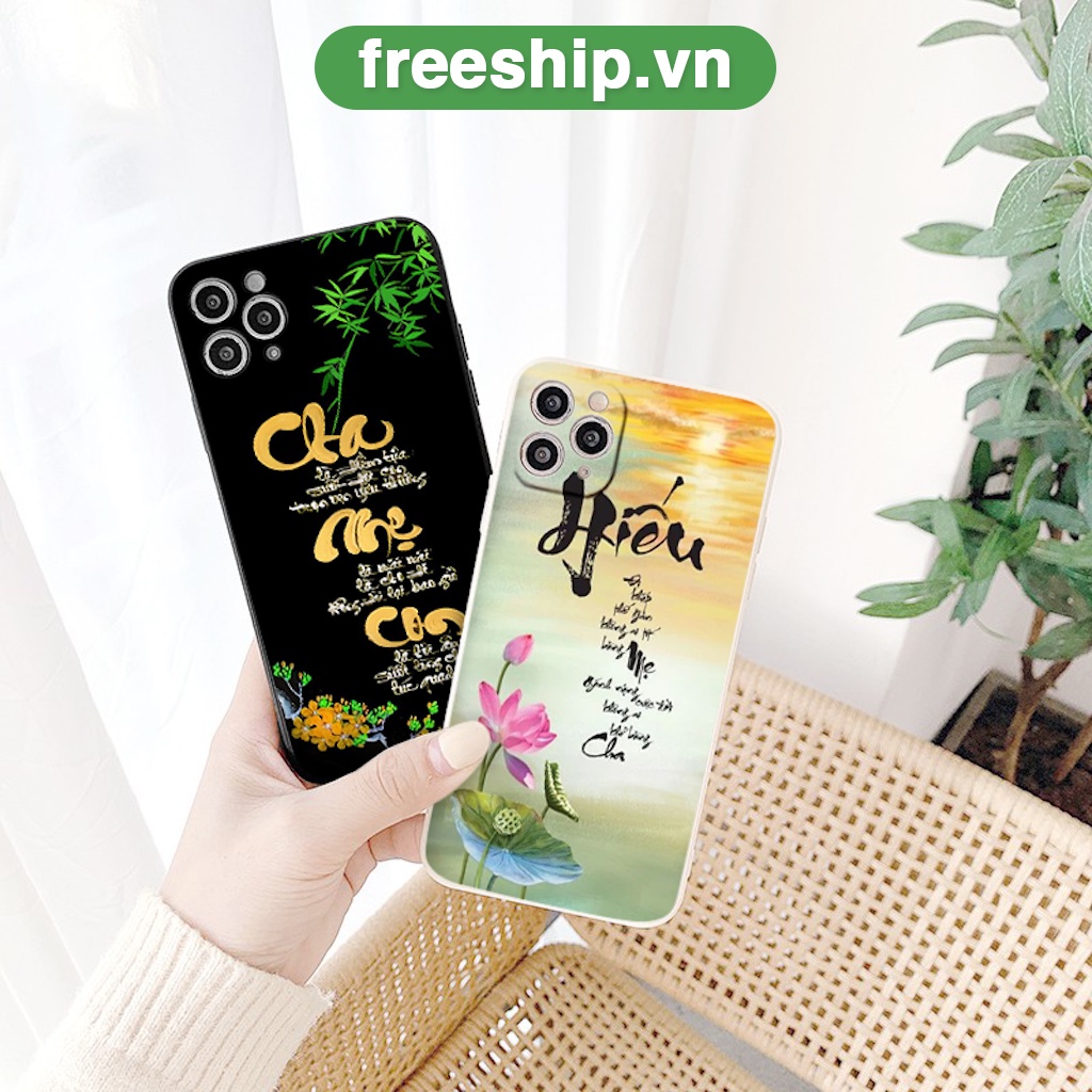 Ốp lưng iphone couple cho cha mẹ và con ý nghĩa đẹp mềm viền vuông ốp iphone x/xr/xsmax/xs/11promax/12promax/13promax/6