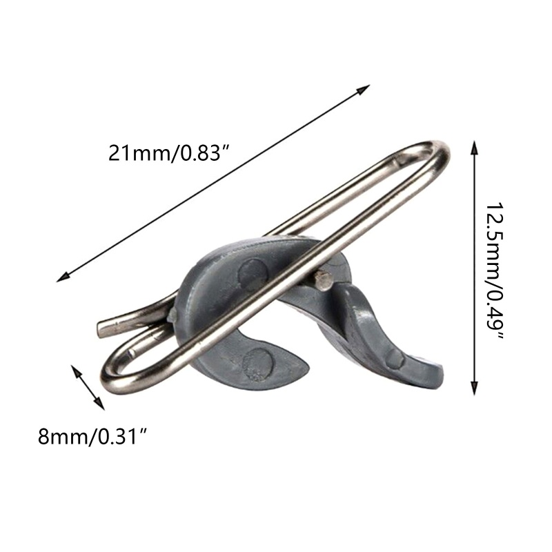 Set 10 Dụng Cụ Gỡ Lưỡi Câu Cá Bằng Nhựa Nhỏ Gọn Tiện Lợi