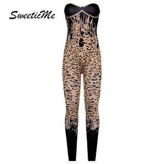 Jumpsuit Sweeticme 022 Họa Tiết Da Báo Thời Trang