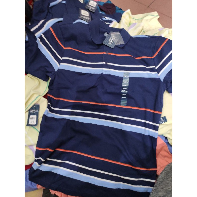 [Auth Thanh Lí Tồn Size]Áo Polo Nam Cao Cấp Boca Classsic Mens Striped Print Polo Shirt | BigBuy360 - bigbuy360.vn