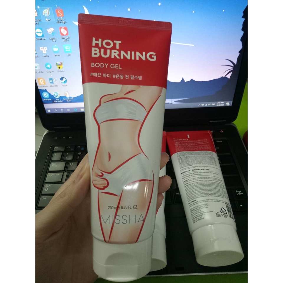 Kem tan mỡ Missha Hot Burning