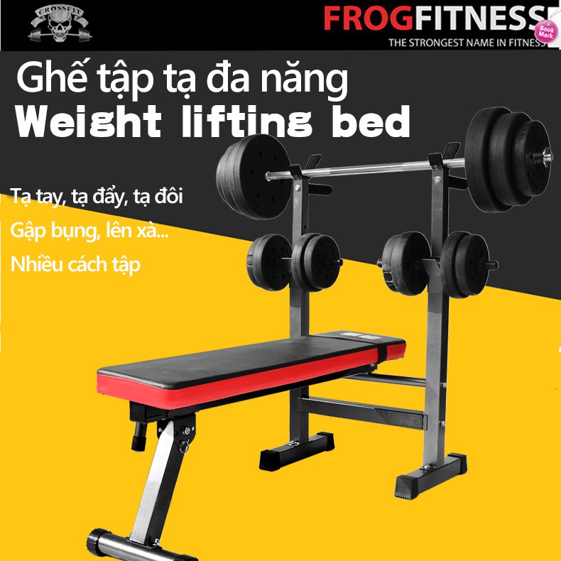 OT301ghế tập tạ đa năng ghế gập bụng ghê tập gym tạ đẩy ghế tạ đòn thiết bị thể thao có thể gấp gọn tiện lợi nhanh chóng