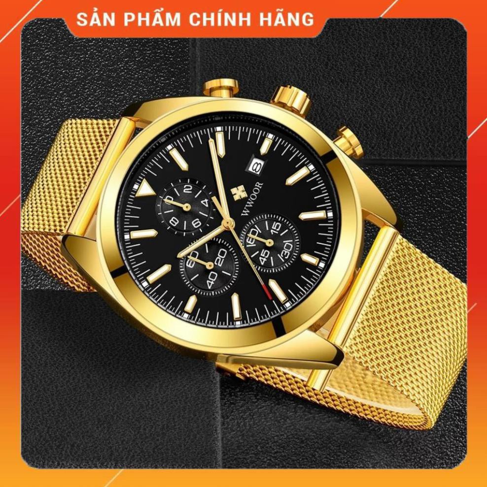Hàng Cao Cấp -  đồng hồ -WOOR 838 -Nam -hàng nhật size42mm - lỗi 1 đổi 1
