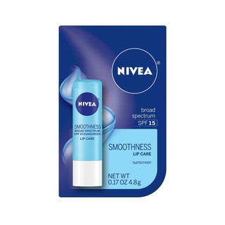 Son dưỡng môi chống nắng NIVEA Smoothness Lip Care SPF 15 4,8g (Mỹ)