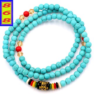 Bộ Tràng Hạt 108 Hạt 6 Ly, 8 Ly đá thiên hà Charm Lục Tự chân Ngôn - vòng chuỗi đeo tay
