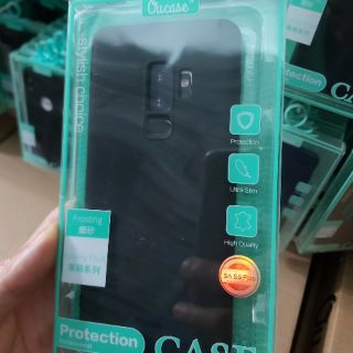 Ốp lưng nhựa dẻo chống bụi màu trơn thời trang cho Samsung S9 plus