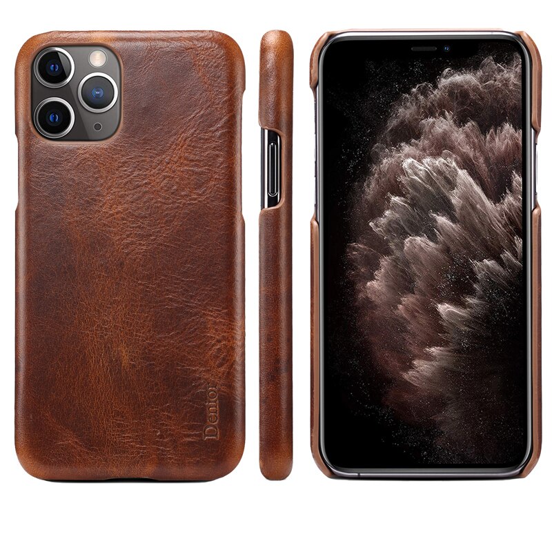 Ốp Điện Thoại Da Bò Thật Cho iPhone 12 Pro Max 13 Pro 13 11 Pro Max 12
