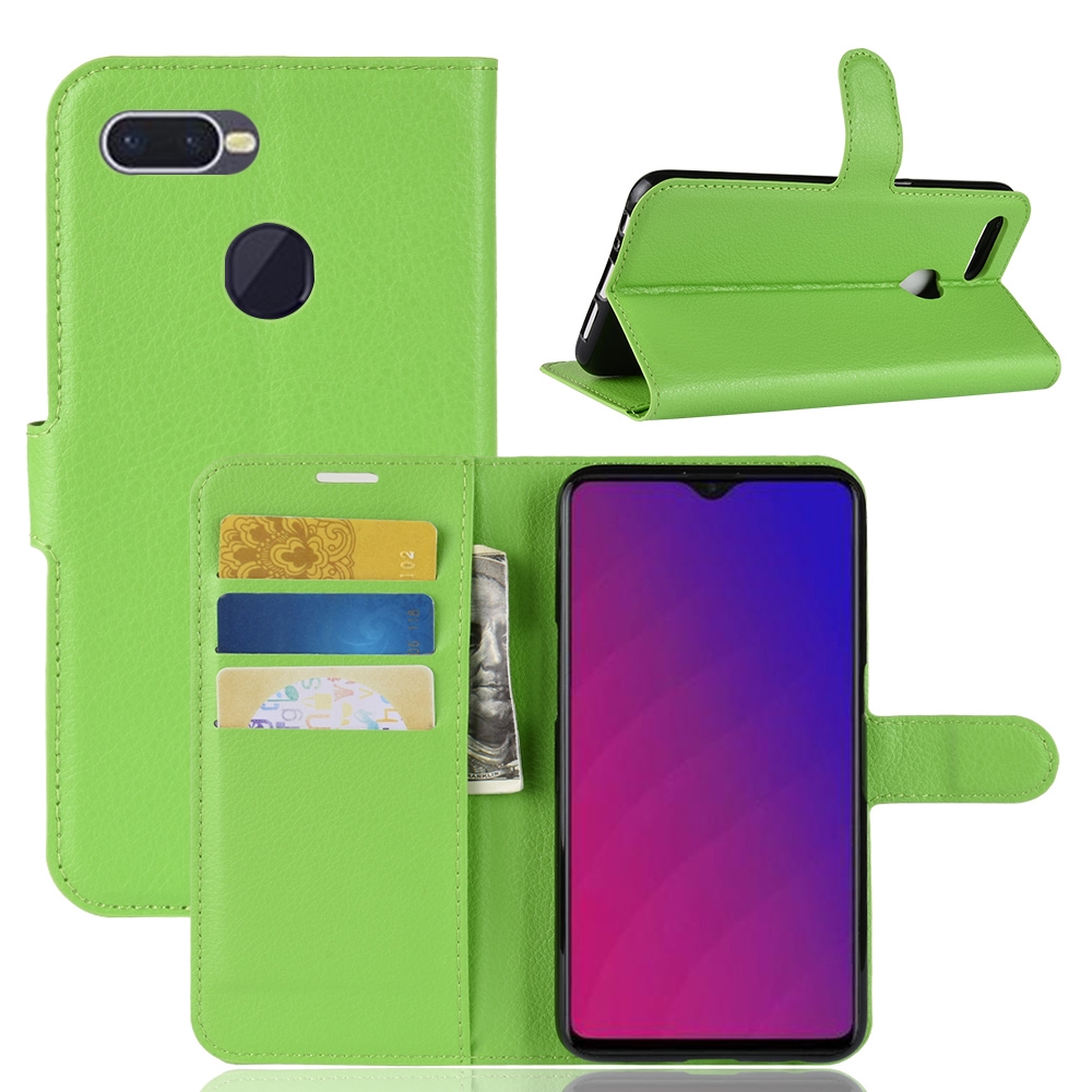 Bao da điện thoại dạng ví trơn bóng cho dòng OPPO F9 / F9 Pro | BigBuy360 - bigbuy360.vn