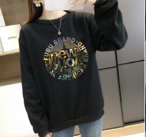 Áo Thun Cổ Tròn Dáng Rộng In Chữ Cá Tính Trẻ Trung