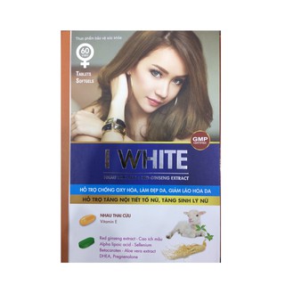 ✅ [CHÍNH HÃNG]  I WHITE chống oxy hoá , làm đẹp da , giảm lão hoá da , tăng nội tiết tố nữ , tăng sinh ly nữ