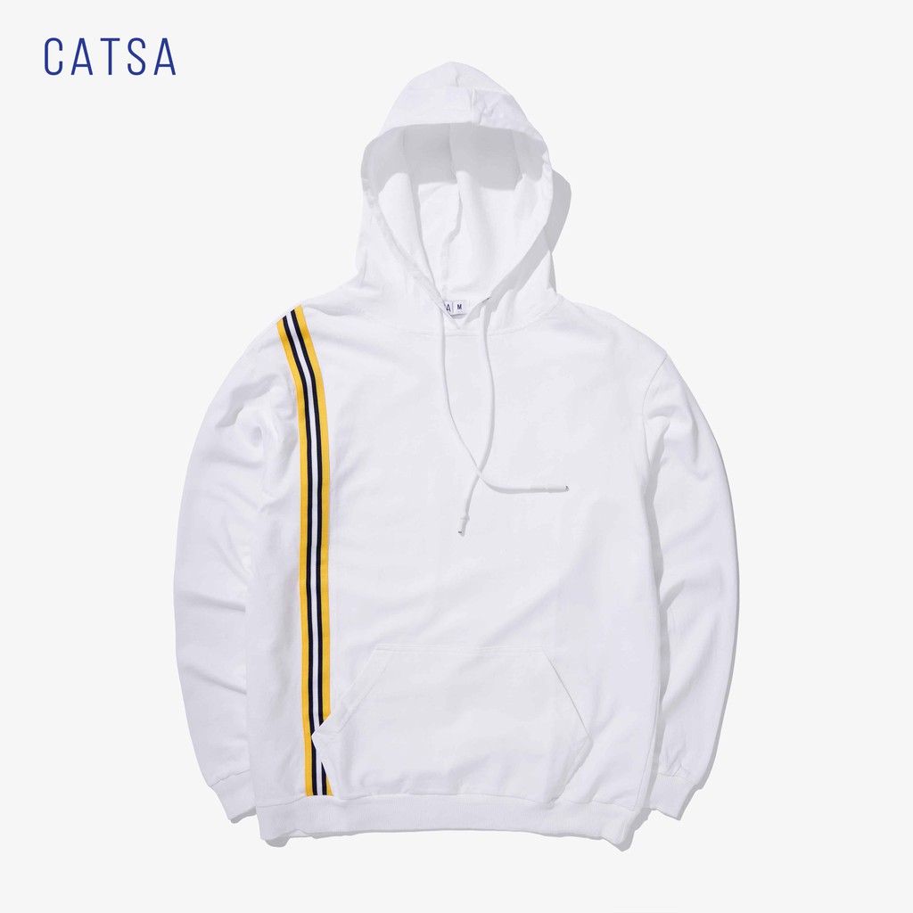 [Mã FAMALLT5 giảm 15% đơn 150K] CATSA Áo hoodies tay dài phối màu