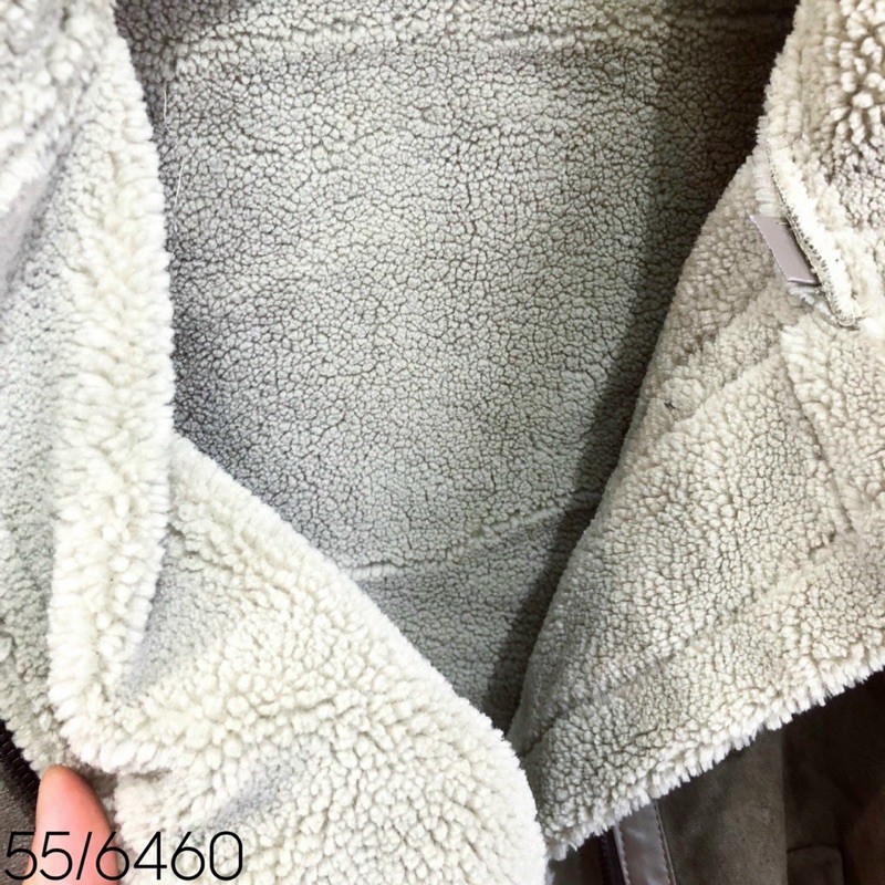 Áo da lộn Full lông cừu siêu chất