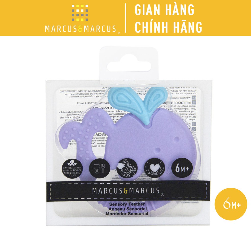 Đồ gặm nướu silicon cho bé Sensory Marcus & Marcus, từ 6 tháng - Willo